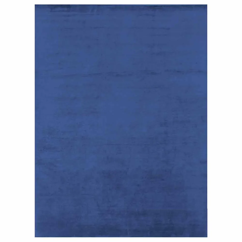 Großer farbiger Seidenteppich im modernen Design - Ausblick Viadurini