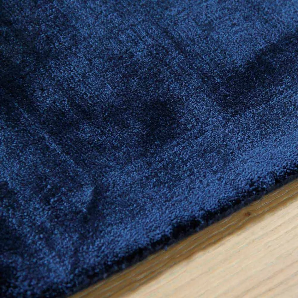 Großer farbiger Seidenteppich im modernen Design - Ausblick Viadurini