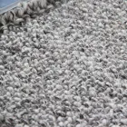 Großer und moderner Wollteppich mit Fransen Schwarz oder Creme - Jacqueline Viadurini