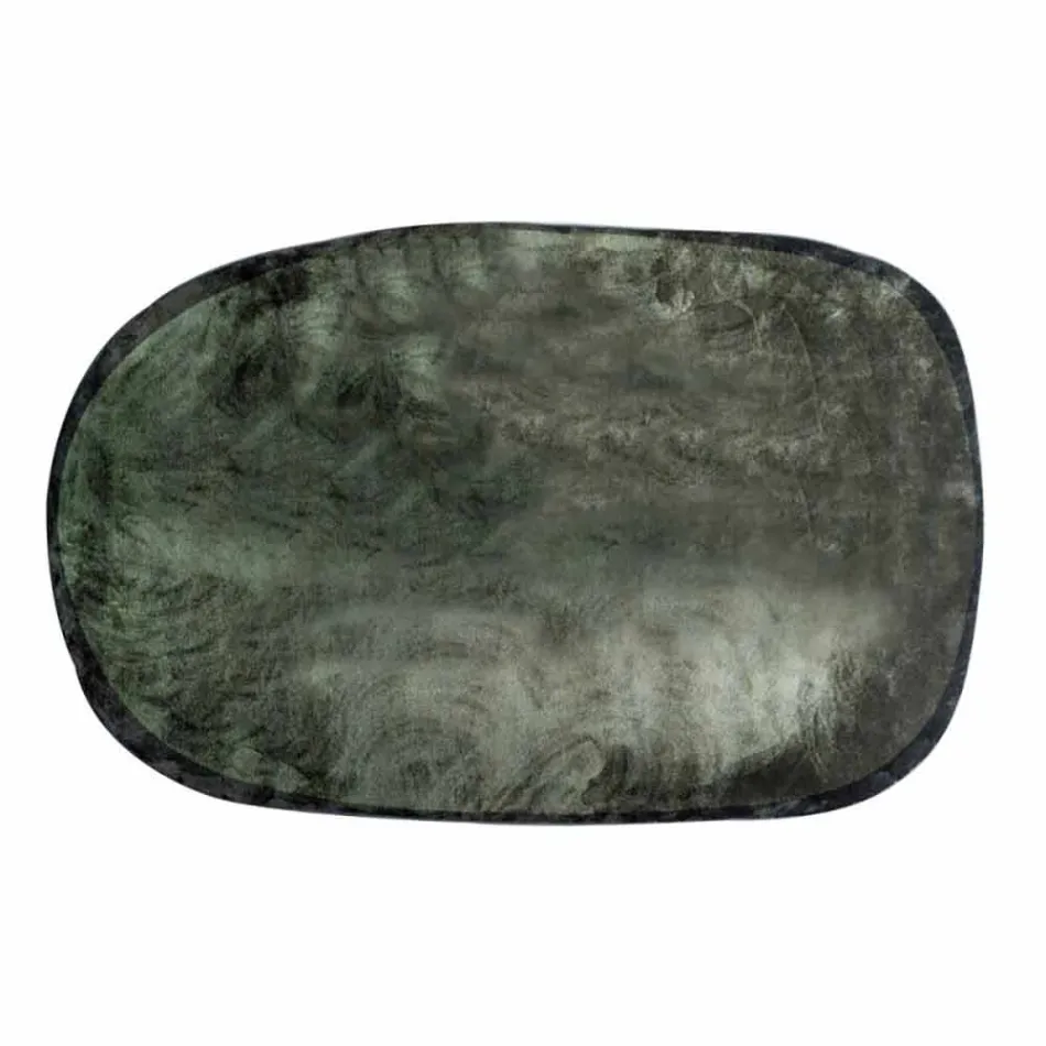 Ovaler Wohnzimmerteppich aus Polyamid mit Digitaldruck - Palmer Viadurini