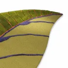 Wohnzimmerteppich in Blattform aus handgetufteter Wolle Made in Italy - Acino Viadurini