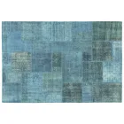 Handwerklicher Patchwork-Wohnzimmerteppich, handgeknüpft in Türkiye – Raimund Viadurini