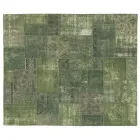 Handwerklicher Patchwork-Wohnzimmerteppich, handgeknüpft in Türkiye – Raimund Viadurini