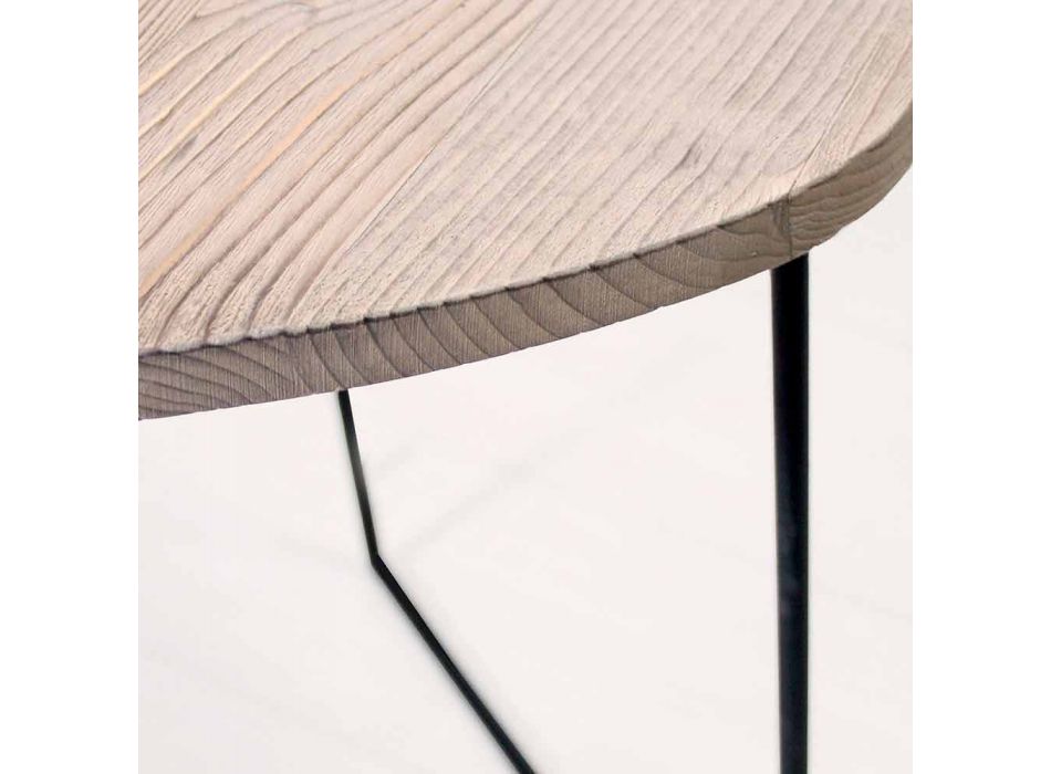 Moderne Tische aus massiver Tanne und Metall - Luciana Viadurini