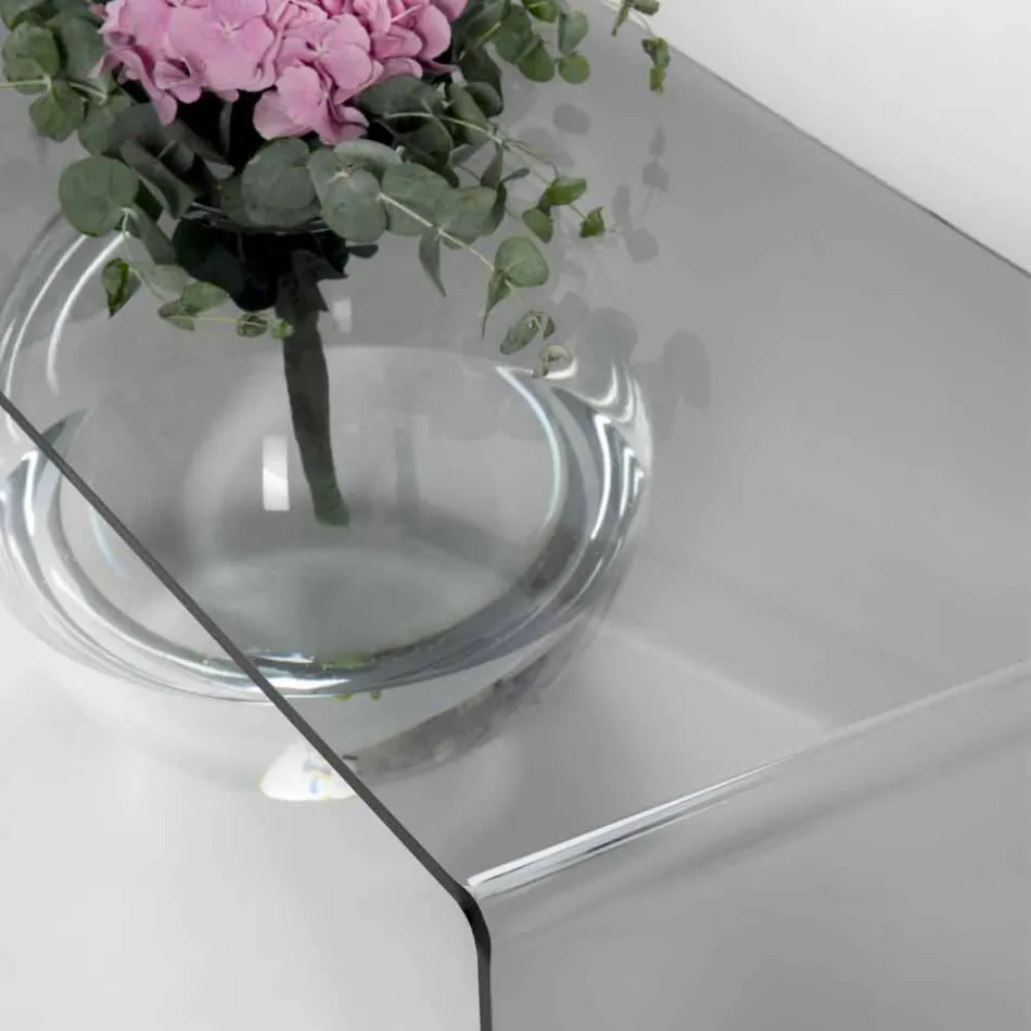 Moderne Plexiglas-Brückentabelle hergestellt in Italien, Bolly Viadurini