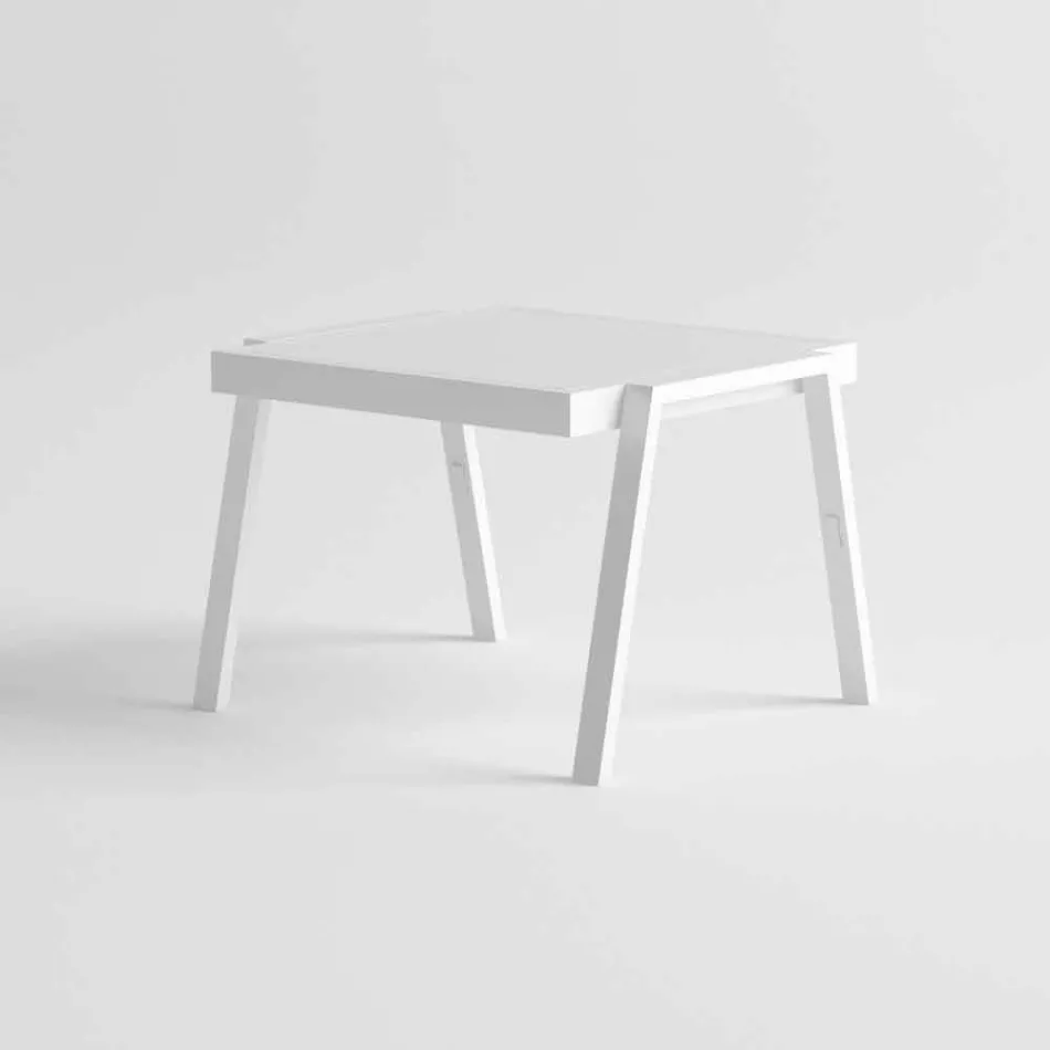 Moderner Couchtisch im Freien aus Aluminium und Laminat - Carmine2 Viadurini