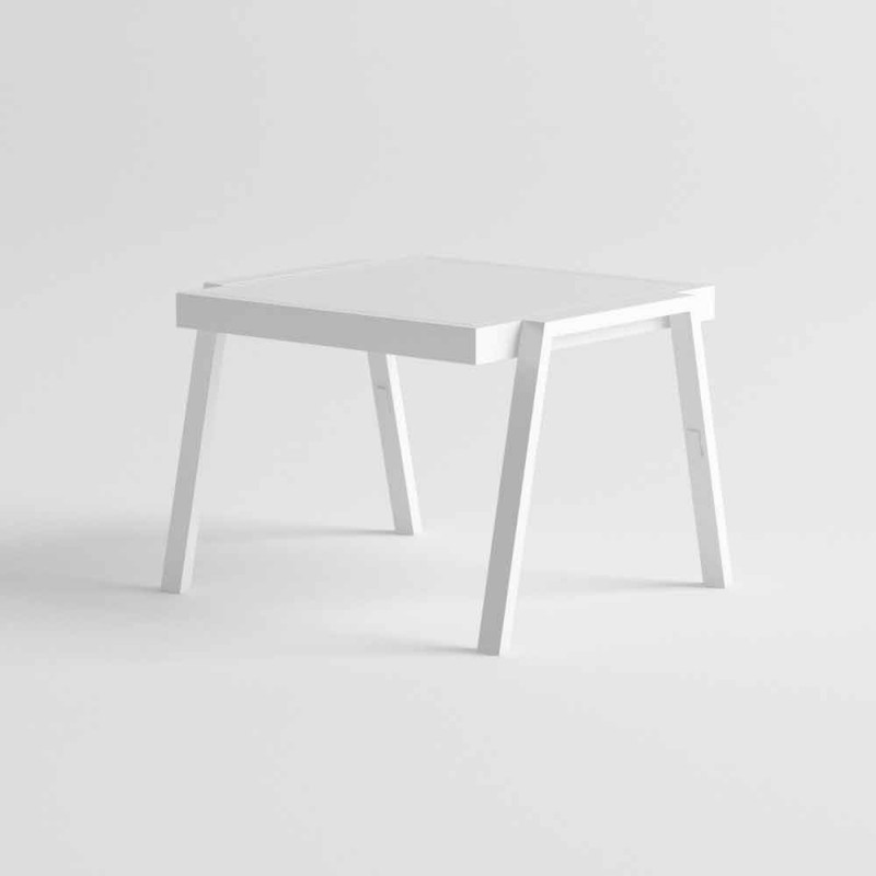 Gartentisch aus grauem Aluminium mit modernem Design