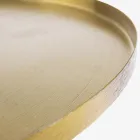 Design-Couchtisch aus vermessingtem Stahl - Kakta Viadurini