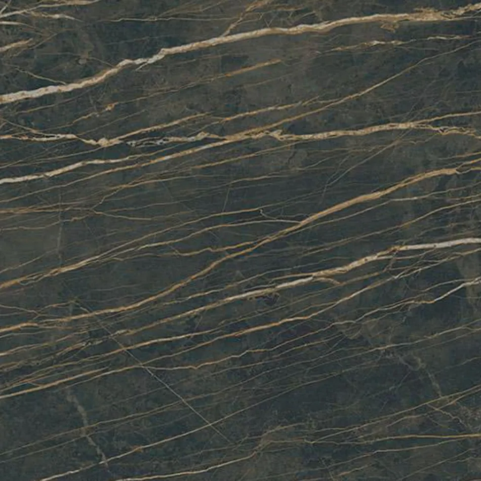 Niedriger Couchtisch aus Metall und Keramik in verschiedenen Größen - Amereo Viadurini