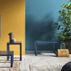 Quadratischer Couchtisch aus Metall in 2 Größen – Josyane Viadurini