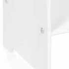 Mimi moderner Design weißer Couchtisch / Nachttisch, made in Italy Viadurini