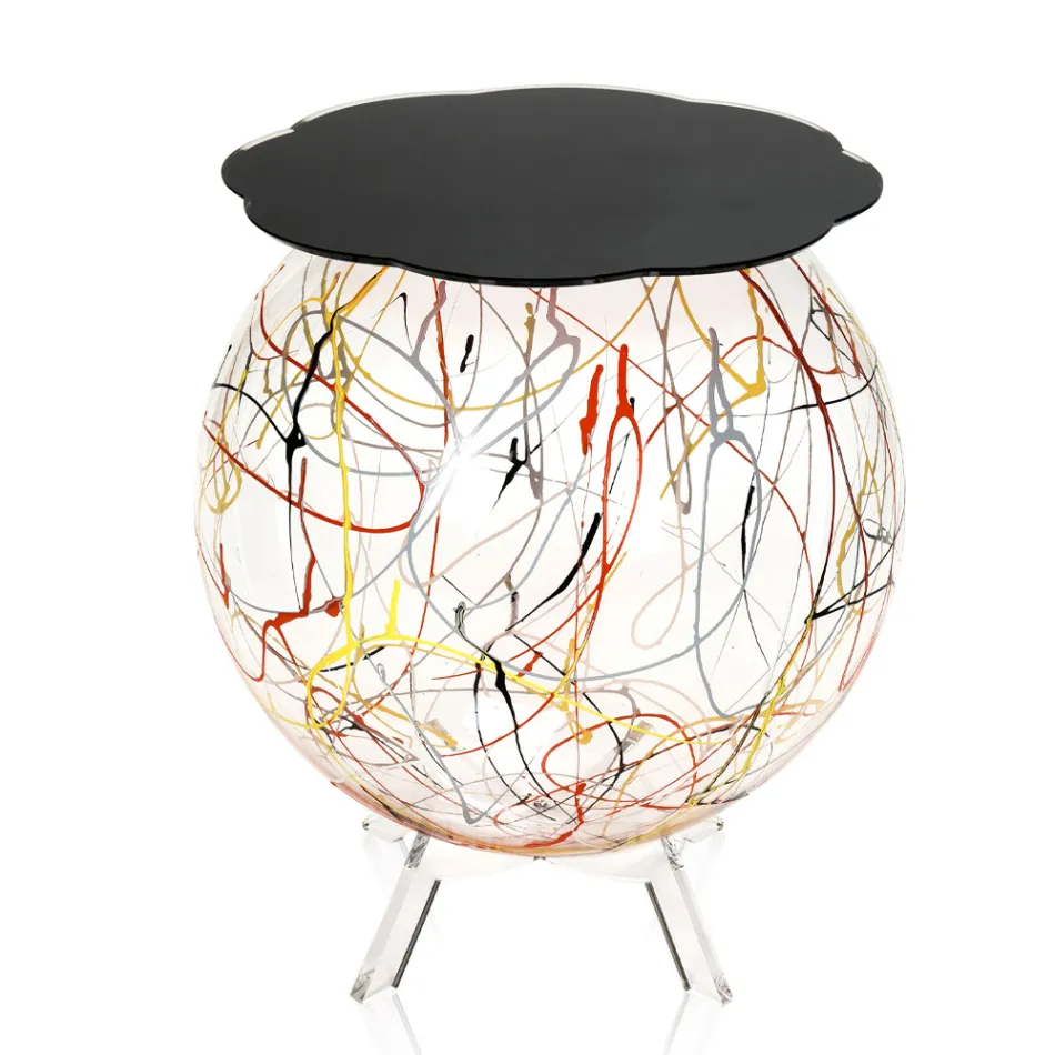 Vielseitiger Nachttisch aus recycelbarem farbigem Plexiglas - Paolone Viadurini