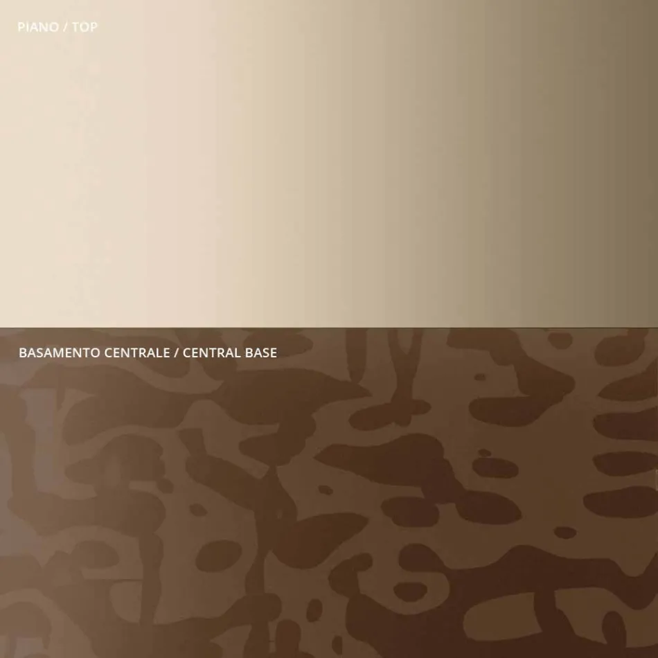 Couchtisch mit quadratischer Glas- oder Metallplatte, hergestellt in Italien – Anakin Viadurini