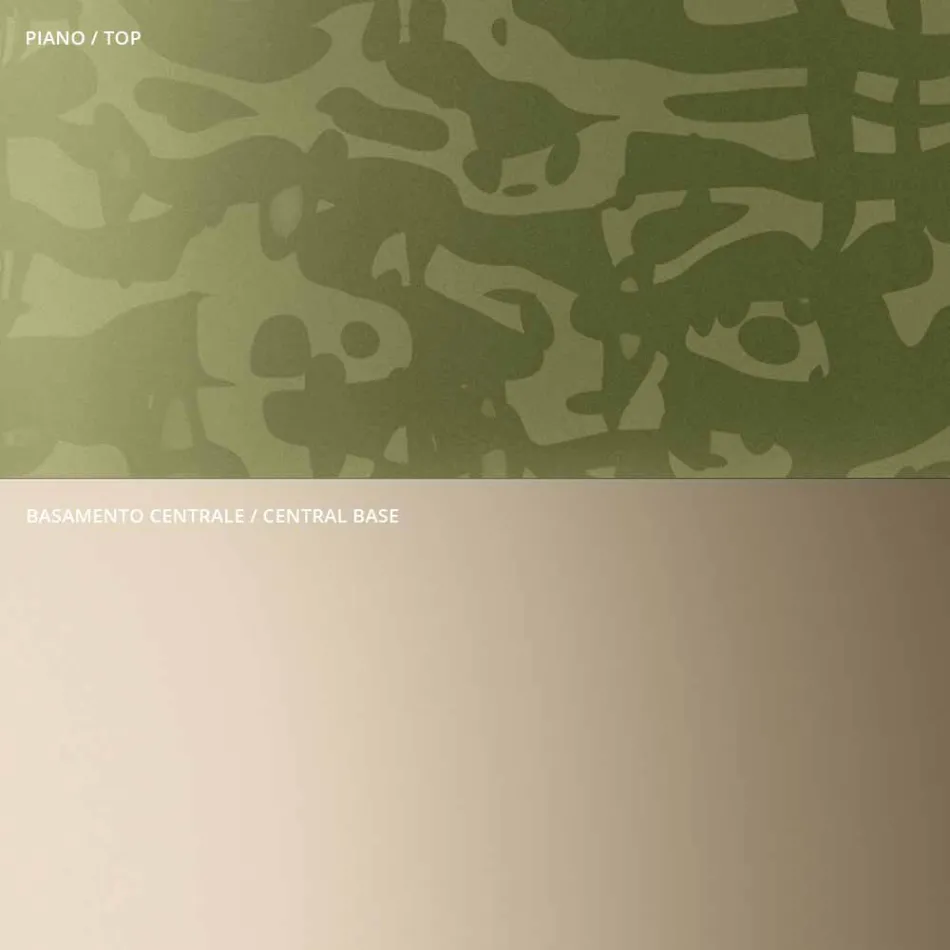 Couchtisch mit quadratischer Glas- oder Metallplatte, hergestellt in Italien – Anakin Viadurini