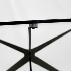 Couchtisch mit runder Platte aus Glas, hergestellt in Italien – Siste Viadurini