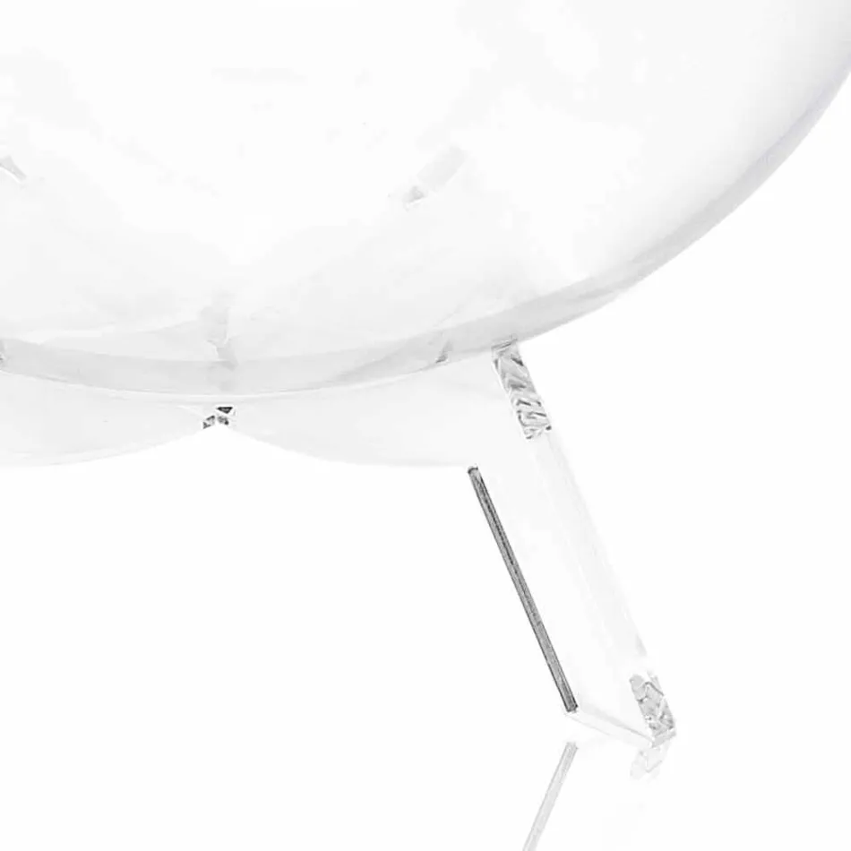 Blauer runder Tisch / Container Biffy, modernes Design made in Italy Viadurini