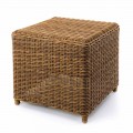 High Garden Beistelltisch aus gewebtem synthetischem Rattan - Yves