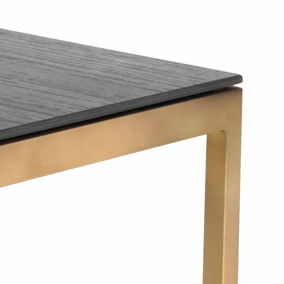 Square Design Outdoor Beistelltisch 2 Abmessungen 3 Oberflächen - Julie Viadurini