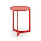 Runder Couchtisch aus Metall im Freien Made in Italy - Stephane Viadurini