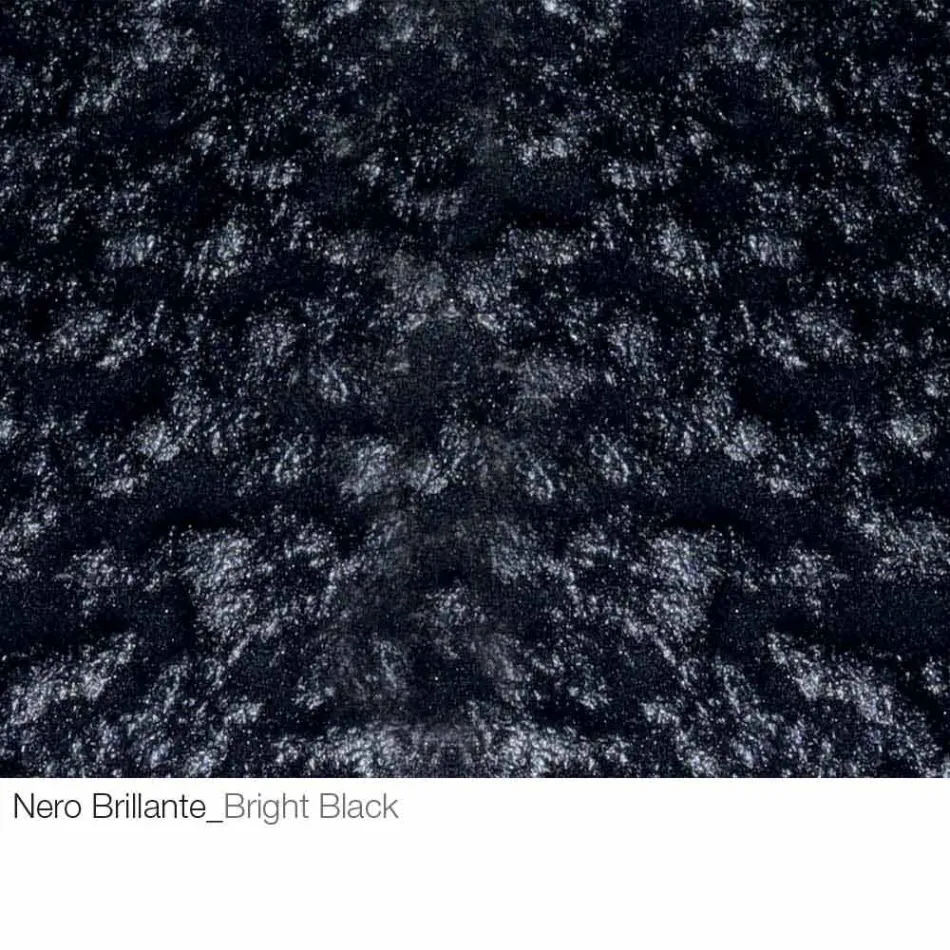 Couchtisch aus geschmiedetem Kristall und Metall Made in Italy - Montebianco Viadurini