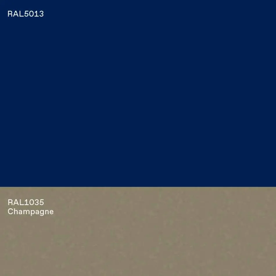 Moderner Couchtisch mit niedrigem Design Blau oder Burgund mit Ring - Lok Viadurini