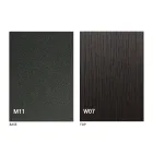 Moderner verwandelnder Couchtisch aus Holz und Metall Made in Italy - Fabio Viadurini