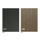 Moderner verwandelnder Couchtisch aus Holz und Metall Made in Italy - Fabio Viadurini