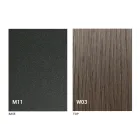 Moderner verwandelnder Couchtisch aus Holz und Metall Made in Italy - Fabio Viadurini