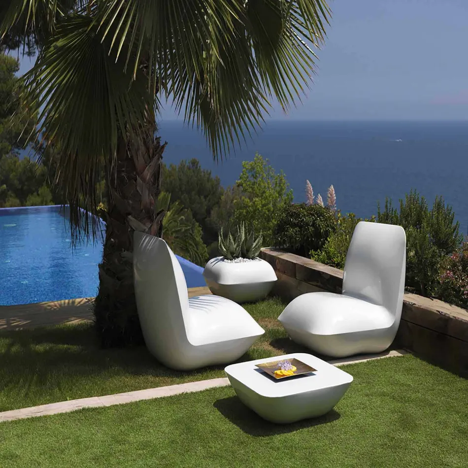Pillow Vondom Outdoor Couchtisch, modernes Design, 67x67 cm Viadurini
