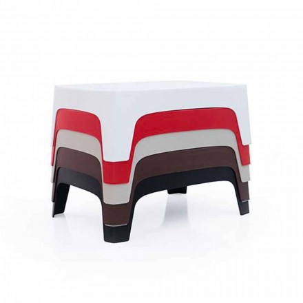 Solid by Vondom Outdoor-Couchtisch aus Polypropylen Viadurini