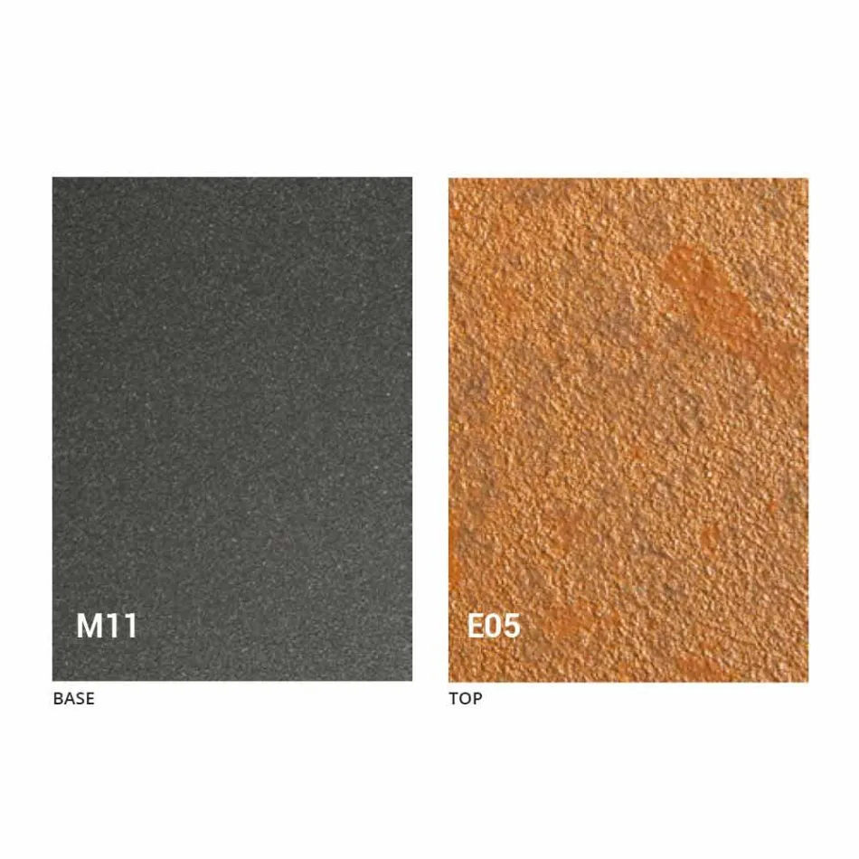 Transformierbarer Couchtisch mit Mörtel-Effekt-Platte Made in Italy - Romantisch Viadurini