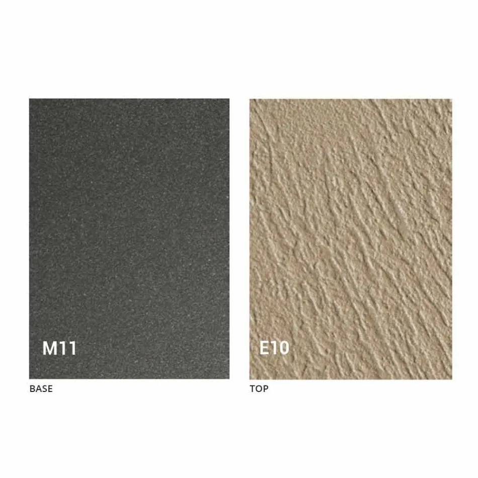 Transformierbarer Couchtisch mit Mörtel-Effekt-Platte Made in Italy - Romantisch Viadurini