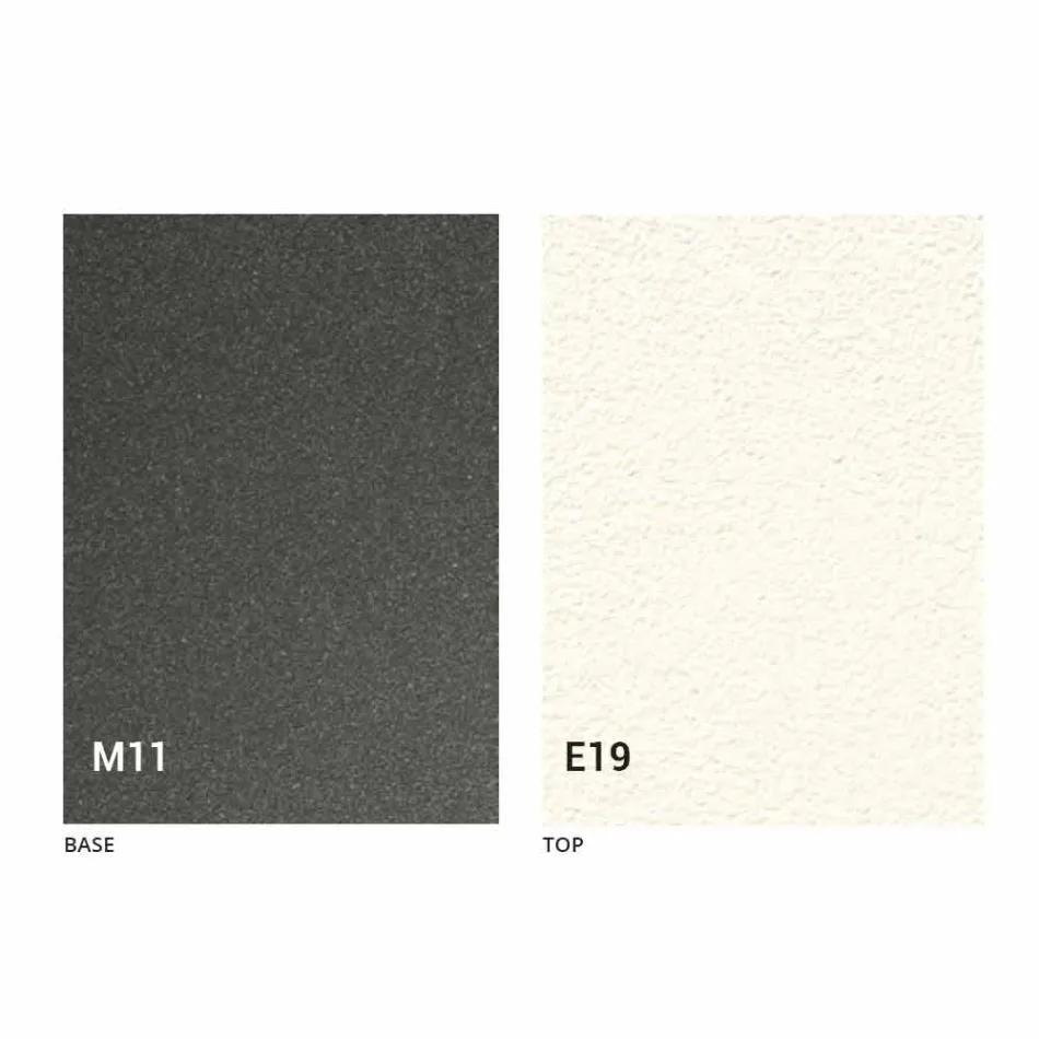 Transformierbarer Couchtisch mit Mörtel-Effekt-Platte Made in Italy - Romantisch Viadurini