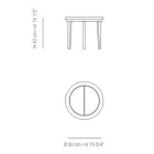 Couchtisch aus Teakholz für den Außenbereich, hergestellt in Italien – Briga Viadurini