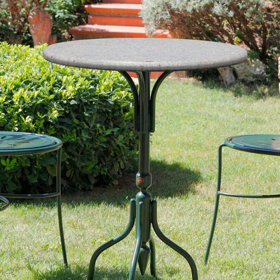 Outdoor-Couchtisch aus Stein, handgefertigt in Italien - Livigno Viadurini