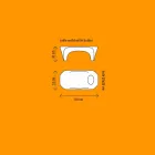 Außen- oder Innen-Couchtisch mit Spumantiera, 2-teiliges Design - Lily von Myyour Viadurini