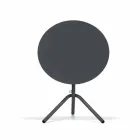 Runder Tisch aus Metall und Blech für den Außenbereich Made in Italy - Alberic Viadurini