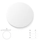 Garten-Couchtischgestell aus Polyethylen und HPL-Platte Made in Italy - Lucy Viadurini