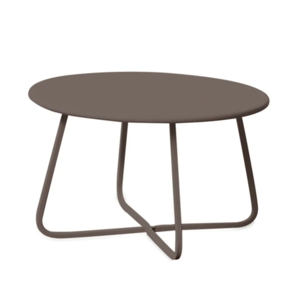 Garten-Couchtisch aus verzinktem Stahl Made in Italy - Brienne Viadurini