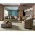 Garten Couchtisch aus Naturfaser von Kubù - Isildur Viadurini