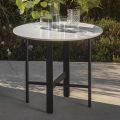 Garten-Couchtisch aus Steingut und Stahl Made in Italy - Begin by Myyour