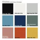 Garten-Couchtisch aus HPL und lackiertem Metall Made in Italy - Guerrino Viadurini