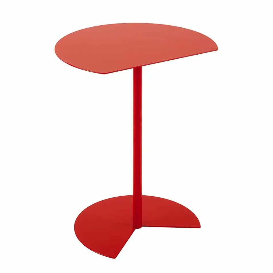 Modernes Design Farbiger Metall Garten Couchtisch in 3 Größen - Cettina Viadurini