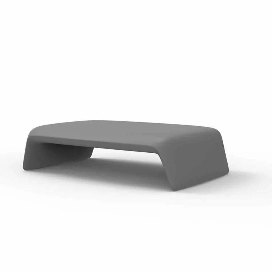 Blow by Vondom Gartentisch aus Polyethylen, modernes Design Viadurini
