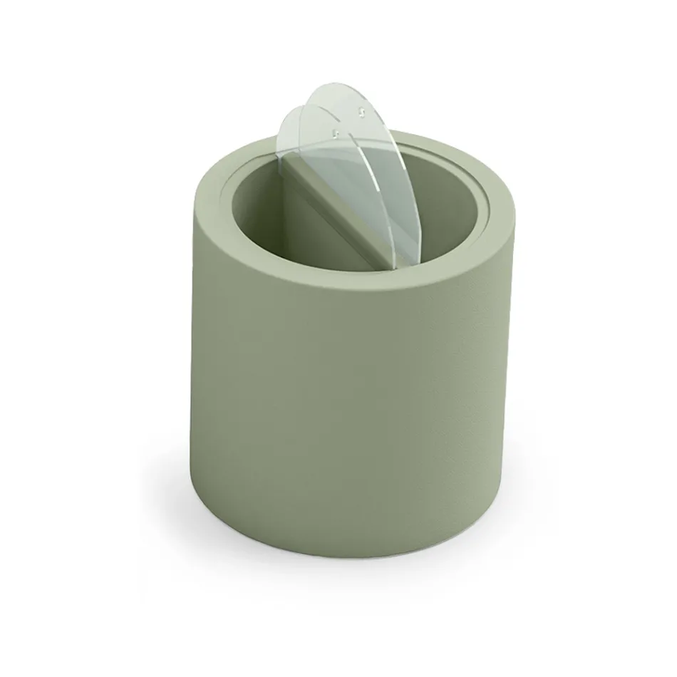 Garten-Couchtisch aus Polyethylen mit Behälter Made in Italy - Stracco Viadurini