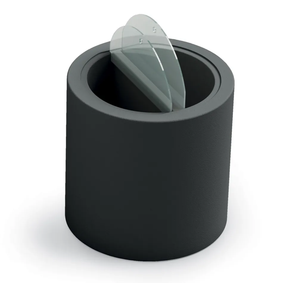 Garten-Couchtisch aus Polyethylen mit Behälter Made in Italy - Stracco Viadurini