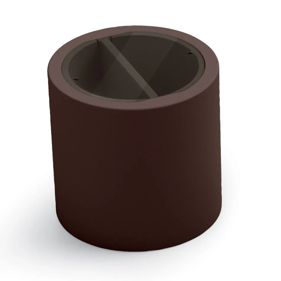 Garten-Couchtisch aus Polyethylen mit Behälter Made in Italy - Stracco Viadurini