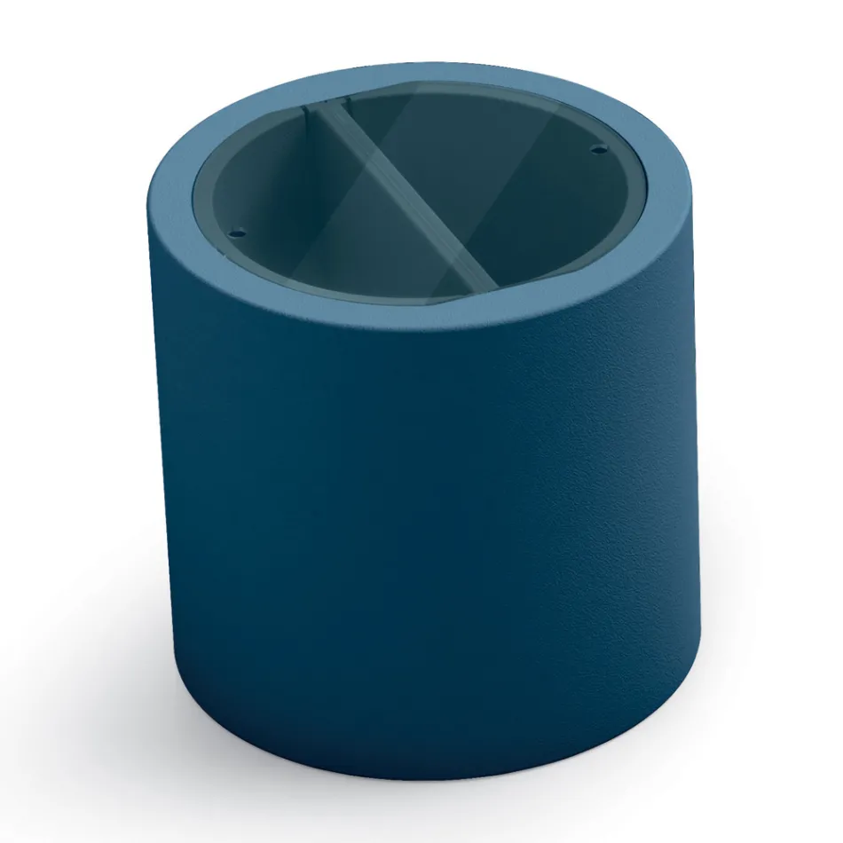 Garten-Couchtisch aus Polyethylen mit Behälter Made in Italy - Stracco Viadurini