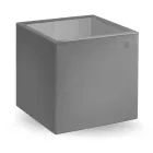 Quadratischer Garten-Couchtisch aus farbigem Polyethylen Made in Italy - Noemi Viadurini