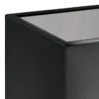 Quadratischer Garten-Couchtisch aus farbigem Polyethylen Made in Italy - Noemi Viadurini